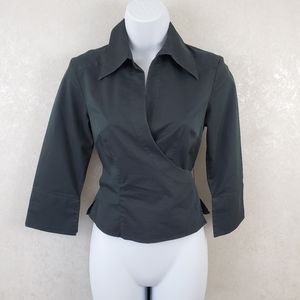 Express Stretch Wrap Top Size 1/2